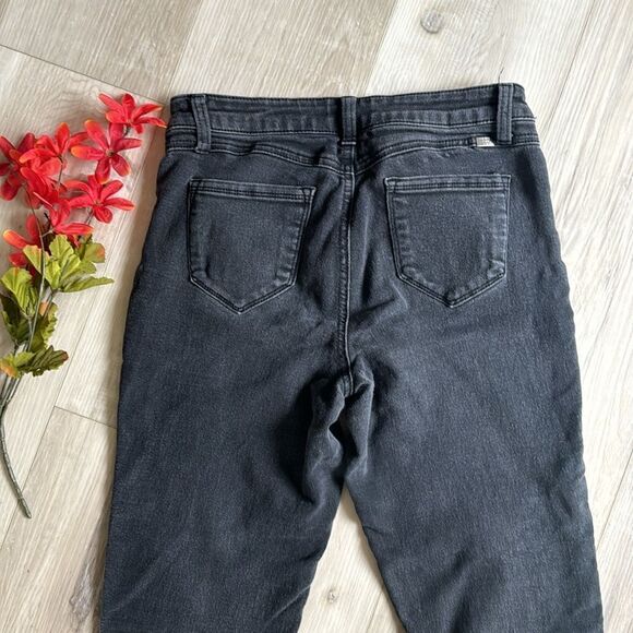 1822 Adrians Black Jeans Pants Size 8 Ankle Cropped - Picture 4 of 5